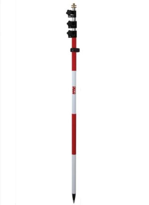 24. 4.6 m Twist Lock Pole Red and White 1