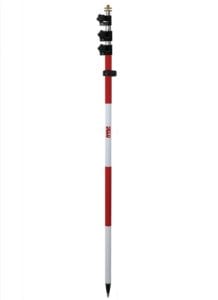 24. 4.6 m Twist Lock Pole Red and White