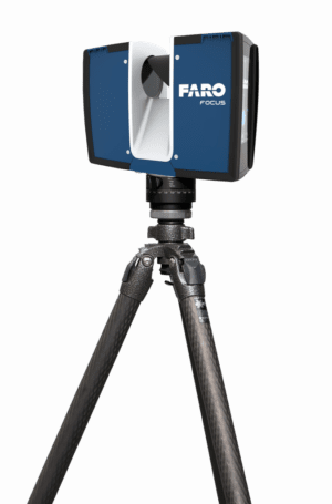 Zoomed out view of FARO Focus Core Laser Scanner
